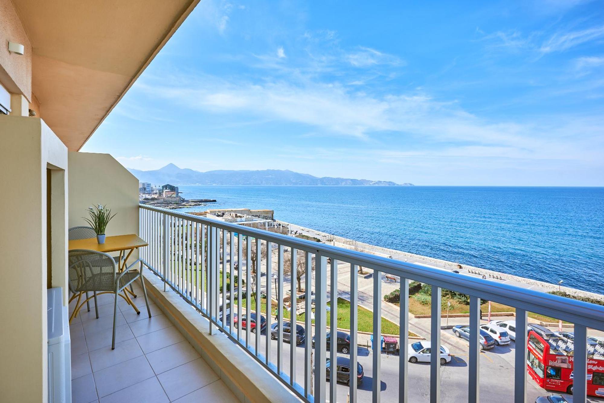 Crete - Heraklion Sea View Apartment 1 Kültér fotó